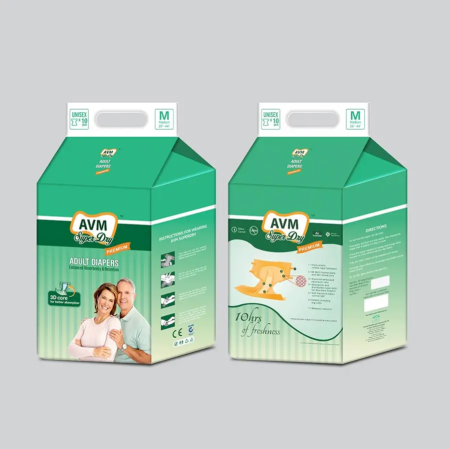 AVM SuperDry Premium Adult Diapers