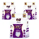 AVM Super Dry Protective Underwear Pull Up Adult Diaper M size | Waist (24" - 48" | 61-122 cms) Pack of 3 ( 30 Pcs )