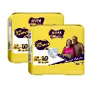 AVM Super Dry ECO Adult Diaper Pants M Size Waist (24-48 Inches | 61-122 cm) - 2 Pack | 20 Pcs 
